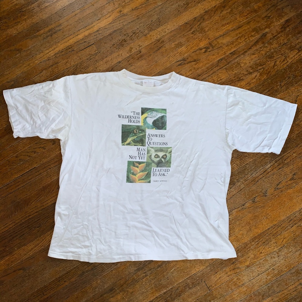 Vintage 1993 World Wildlife Fund Shirt